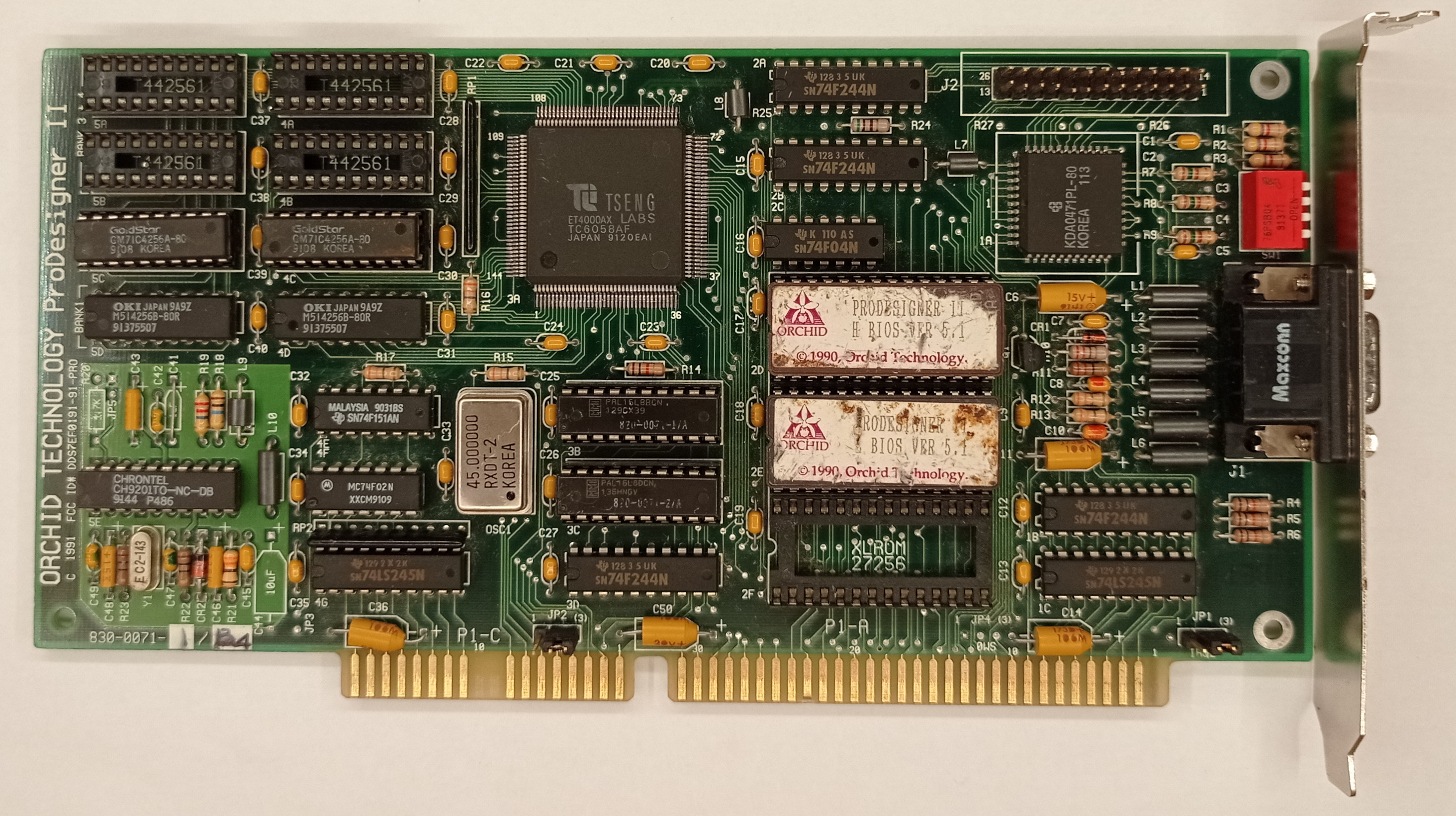 ET4000AX 512KB (Orchid ProDesigner II) [Front]