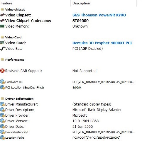 Hercules 3D PROPHET 4000XT PCI