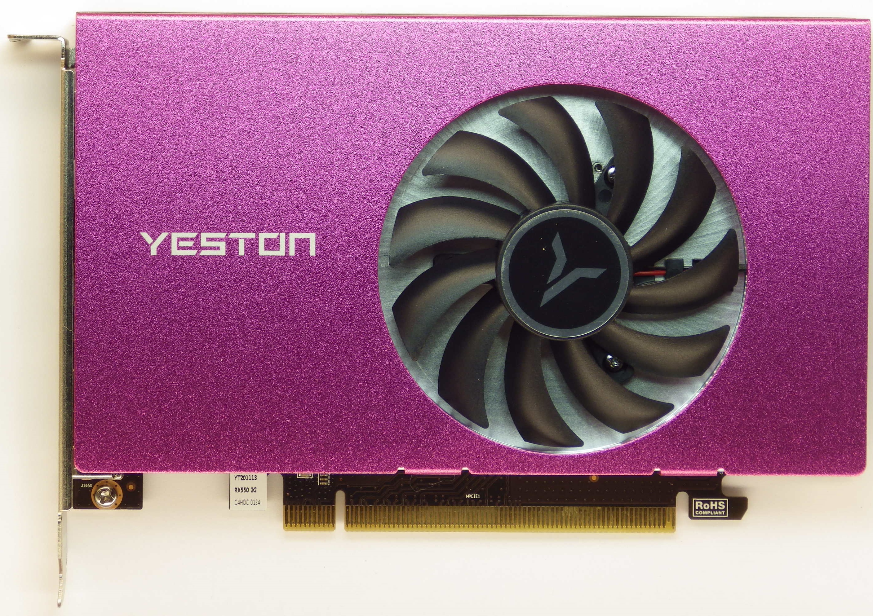 Yeston Radeon RX 550 RX550-2G