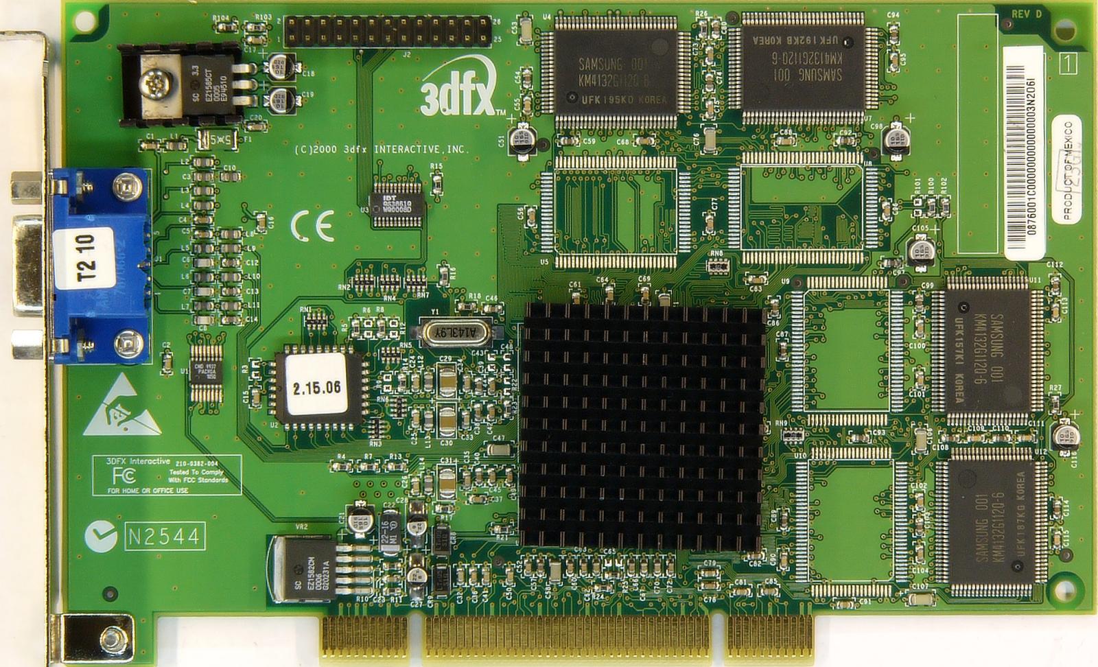 (98) Voodoo 3 2000 PCI rev.D