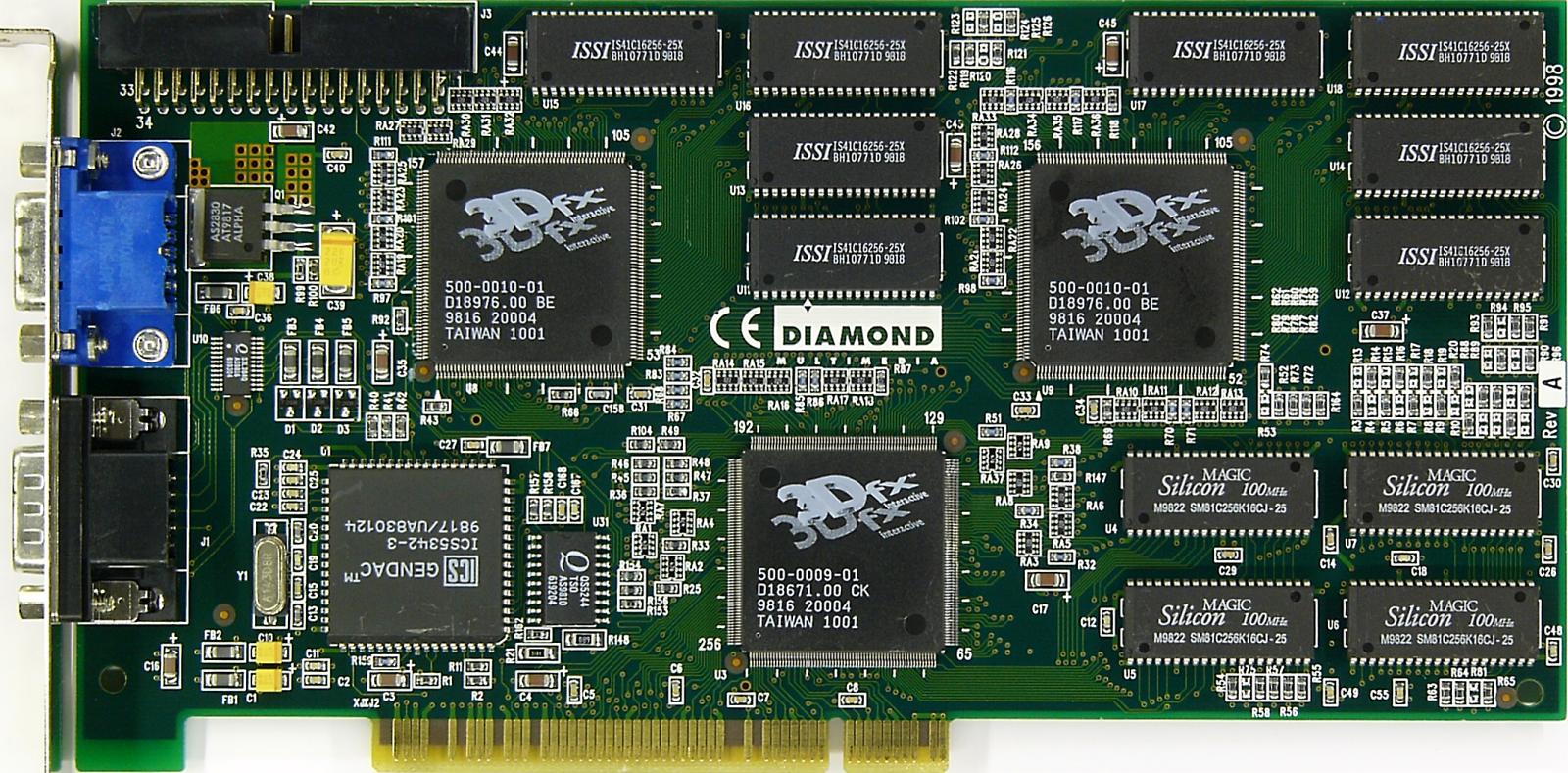 (662) Diamond Monster 3D II 12MB rev.A