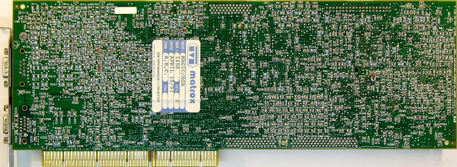 (477) Matrox Magic/RGB 466-00 rev.A