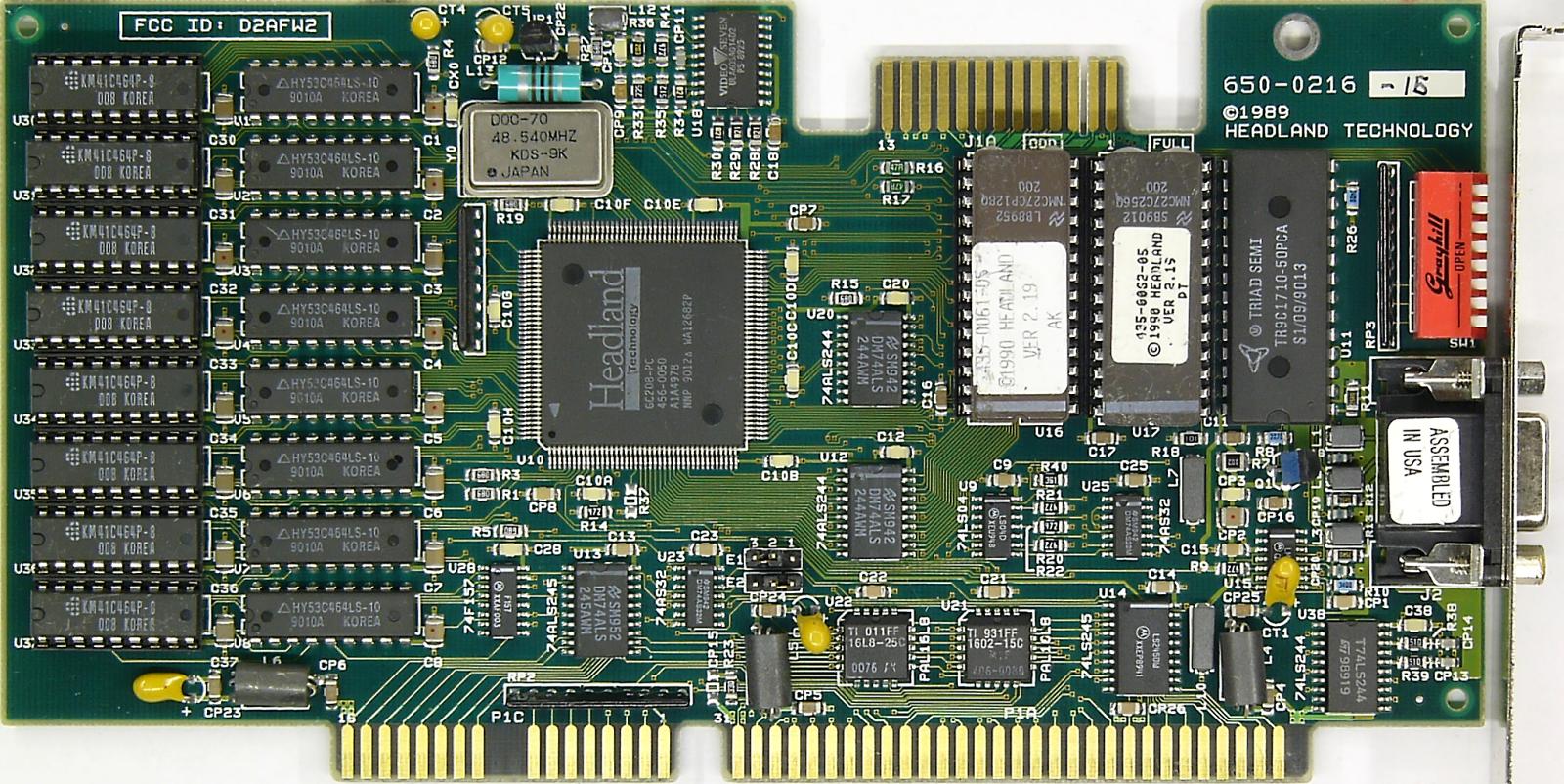 (606) Headland Technology GC208-PC