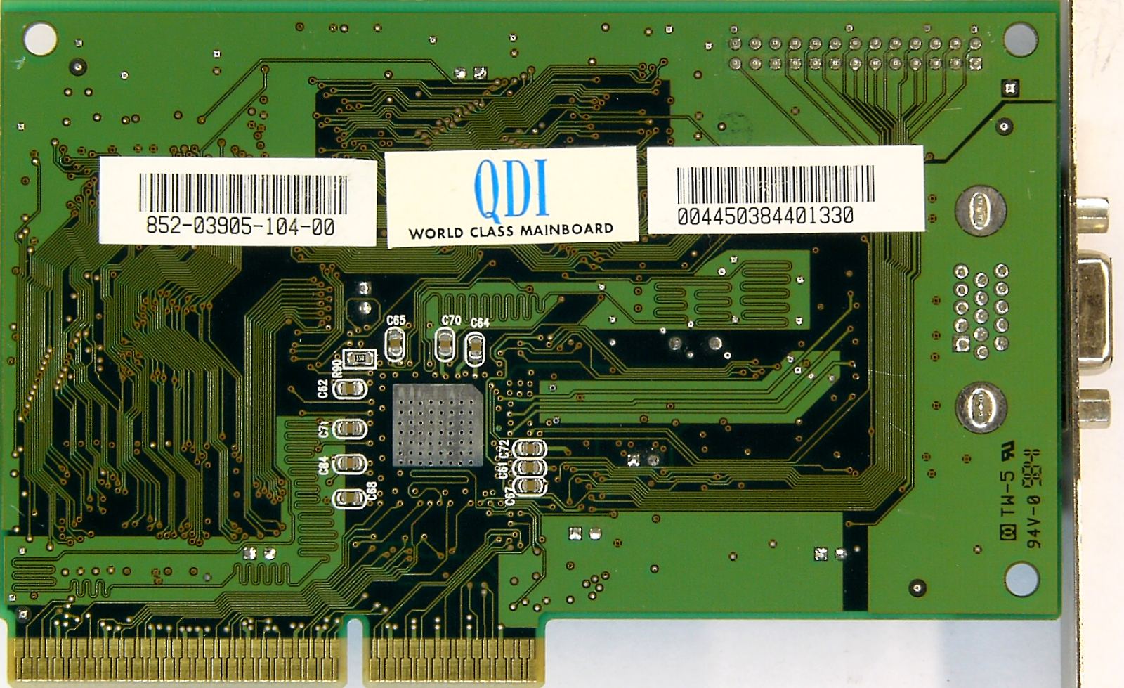 (437) QDI Legend VGA V2200 AGP/3D
