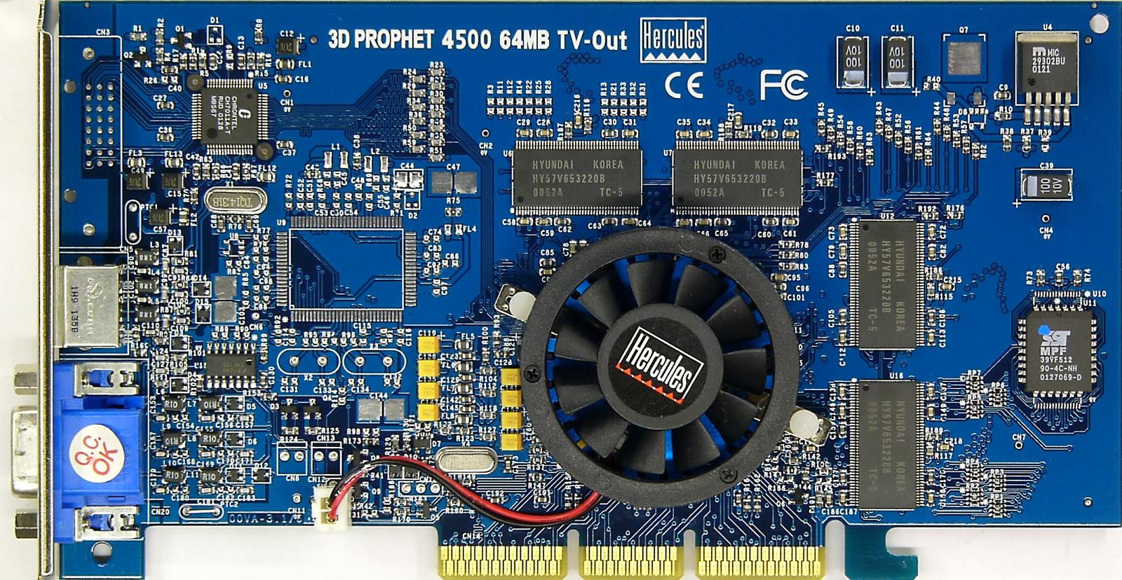 (512) Hercules 3D PROPHET 4500XT 64MB TV-OUT
