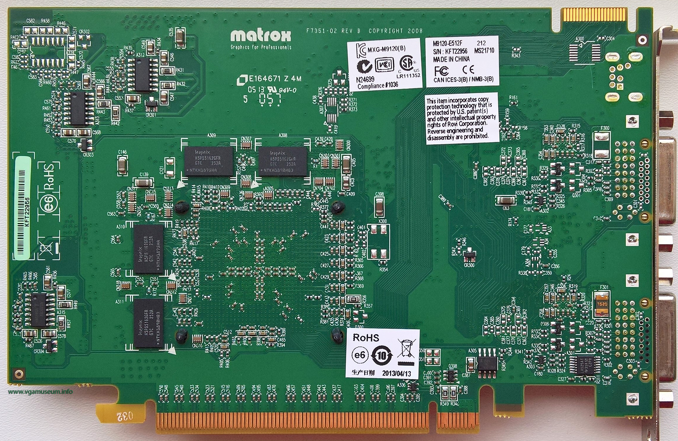 Matrox M9120 PCIe x16