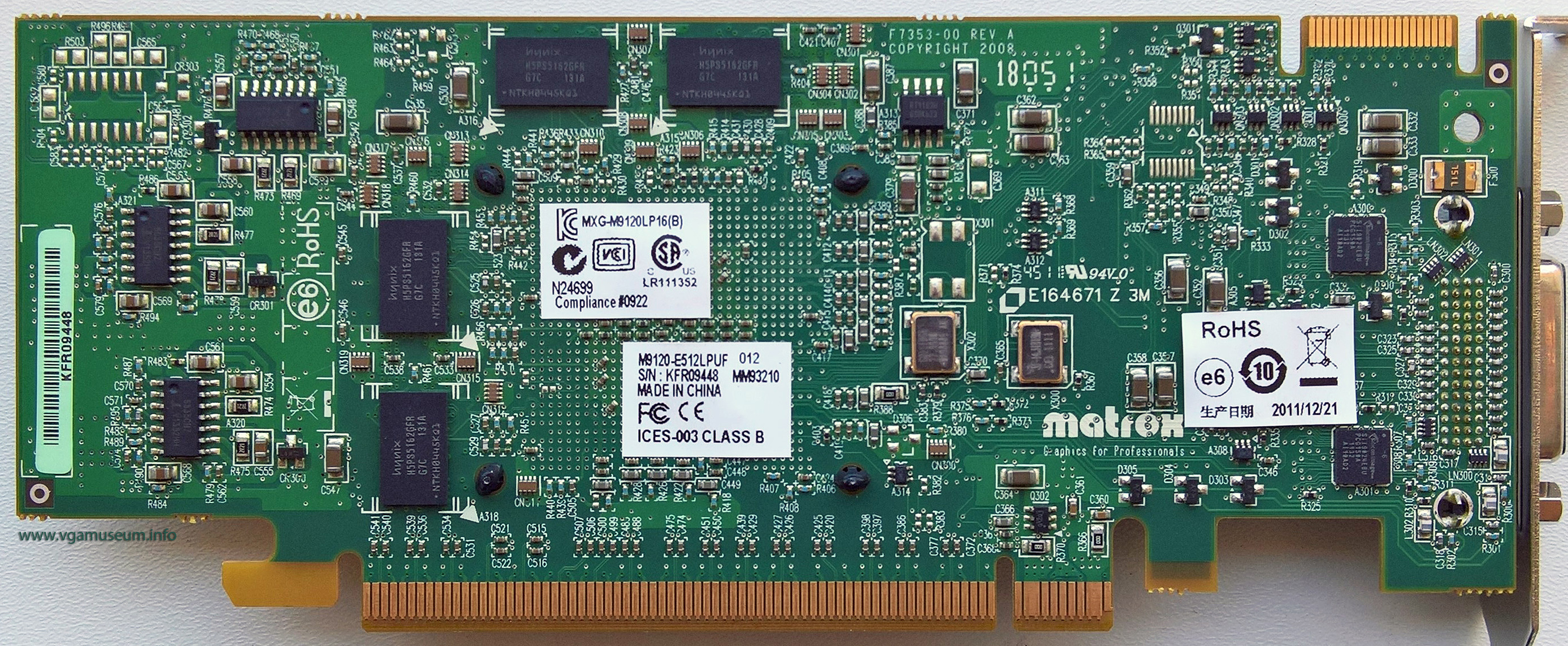 Matrox M9120 Plus LP PCIe x16