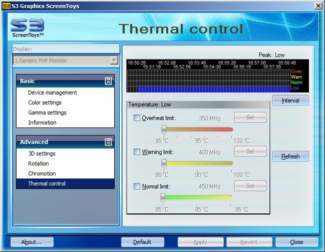 Thermal control