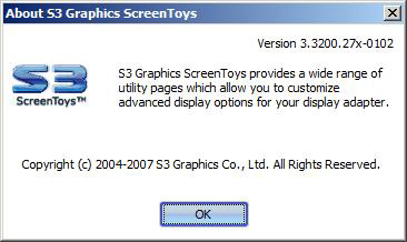 About S3 Graphics ScreenToys