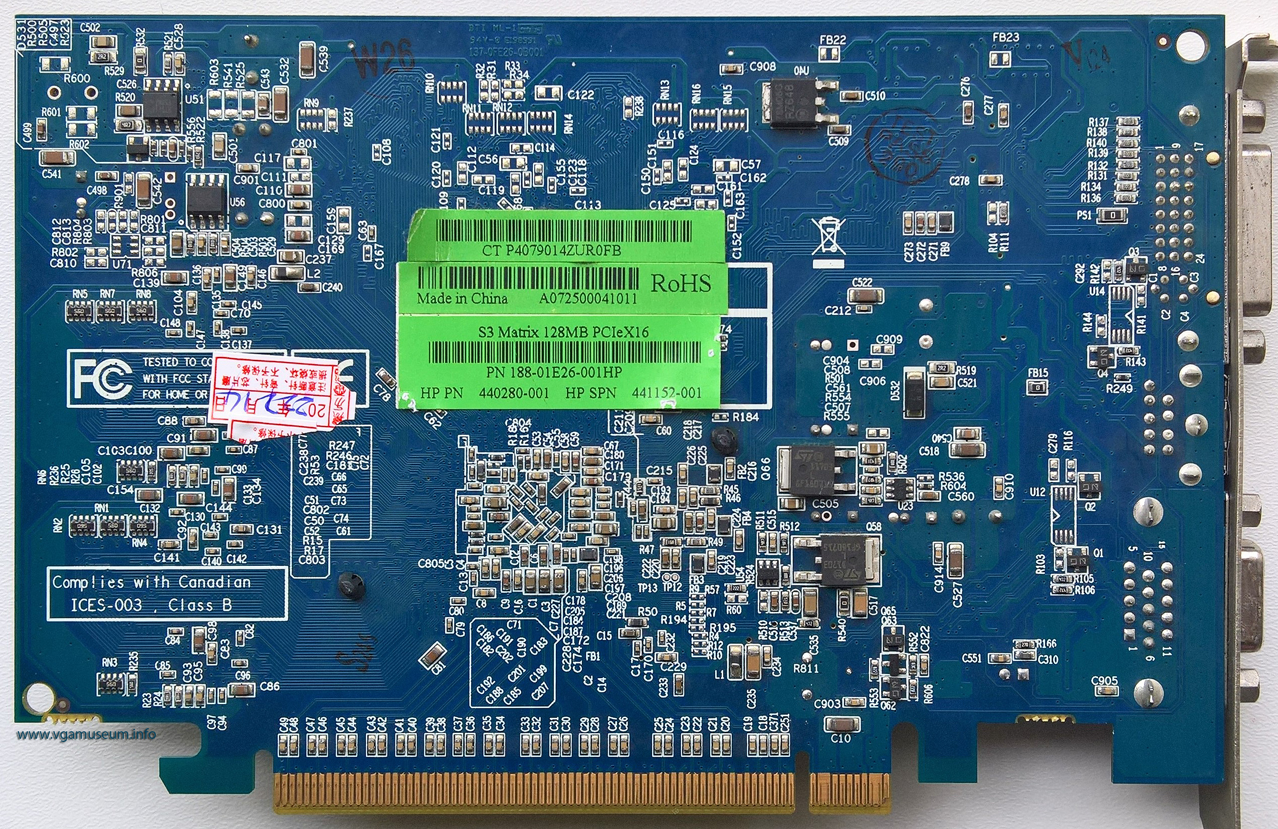 S3 Matrix 128MB PCIeX16