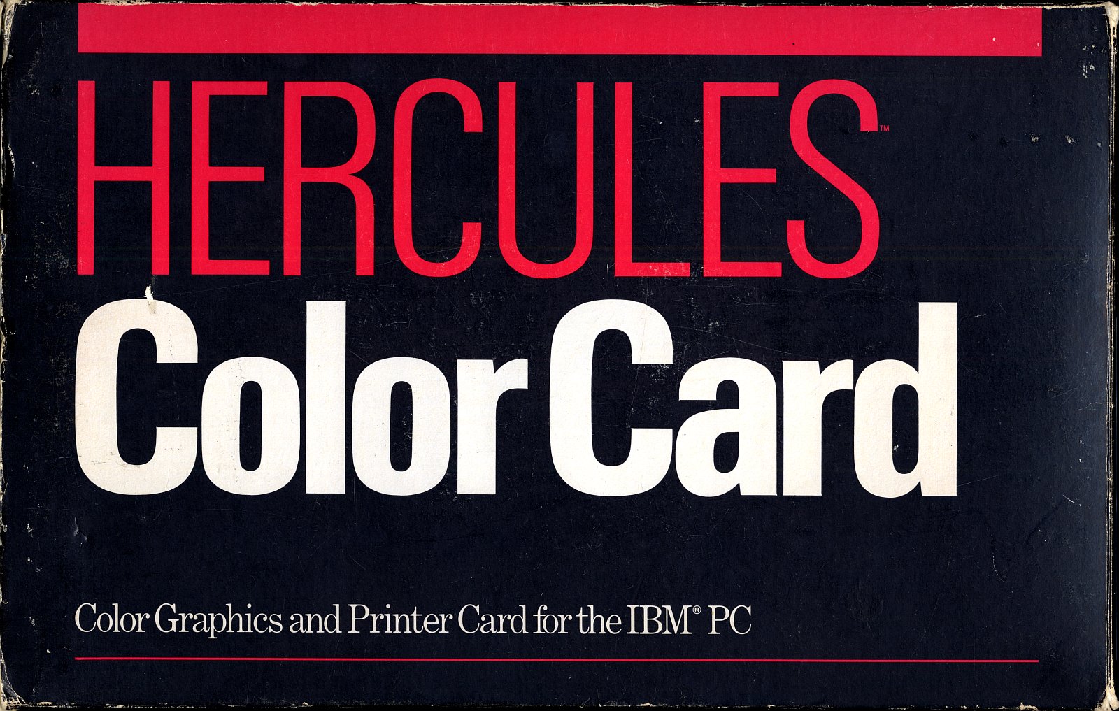 Hercules Color Card box