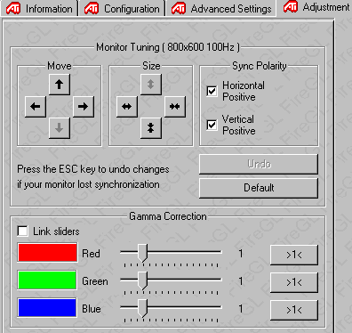 ATI Fire GL2 drivers