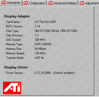 ATI Fire GL2 drivers