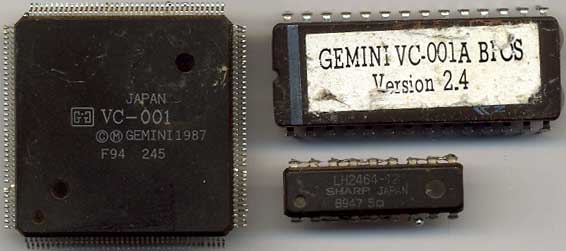 Gemini VC-001 Japan chips