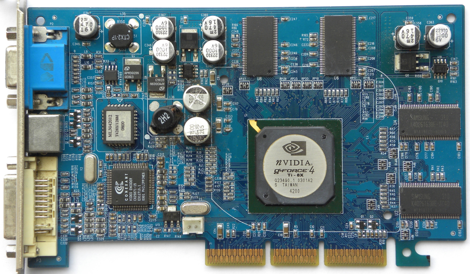 Manli GeForce4 Ti4200 128MB 8X TV DVI