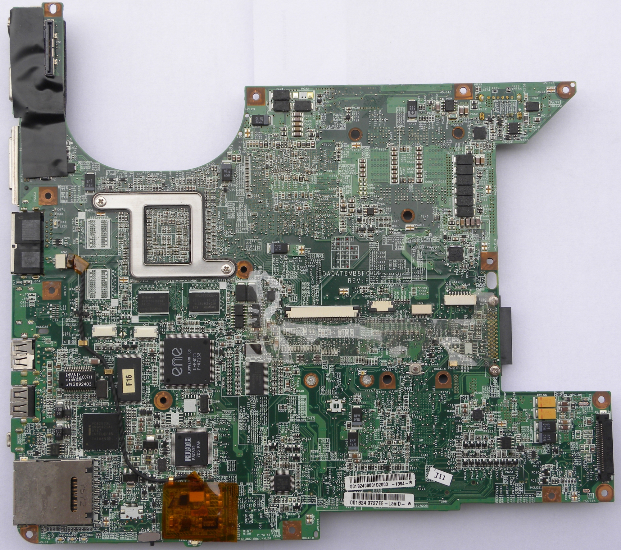 HP Pavilion dv6000 motherboard